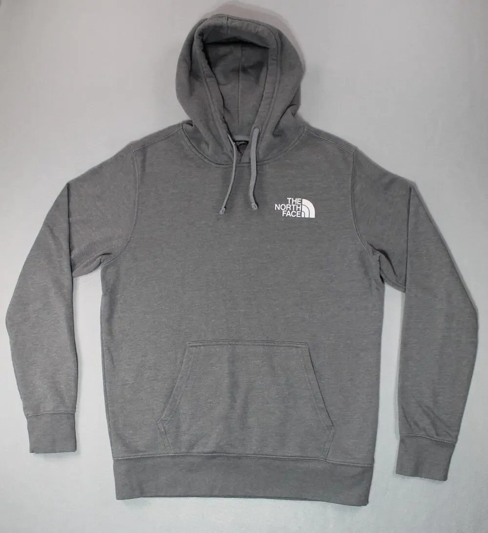The North Face Gray Pullover Hoodie Sweatshirt Mens Medium